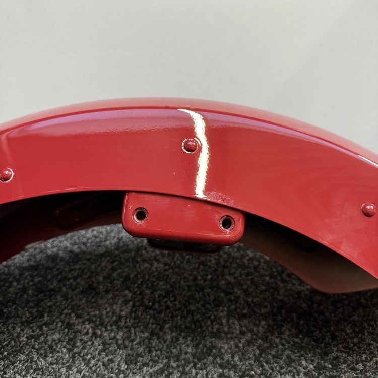 Indian Scout front fender / mudguard in Indian red